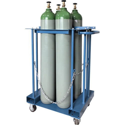 Support de rangement pour 4 cylindres pour chariot &eacute;l&eacute;vateur Solutions industrielles ALPHA