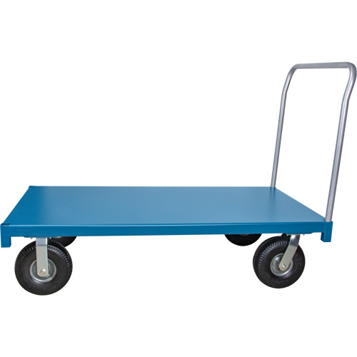 Heavy-Duty Platform Truck, 48" L x 24" W, 1200 lbs. Capacity, Flat Free Casters Solutions industrielles ALPHA