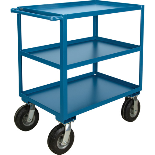  Chariot &agrave; tablettes pour l'ext&eacute;rieur, 3 Tiers, 24" la x 39" h x 39" p, Capacit&eacute; 1200 lb Solutions industrielles ALPHA