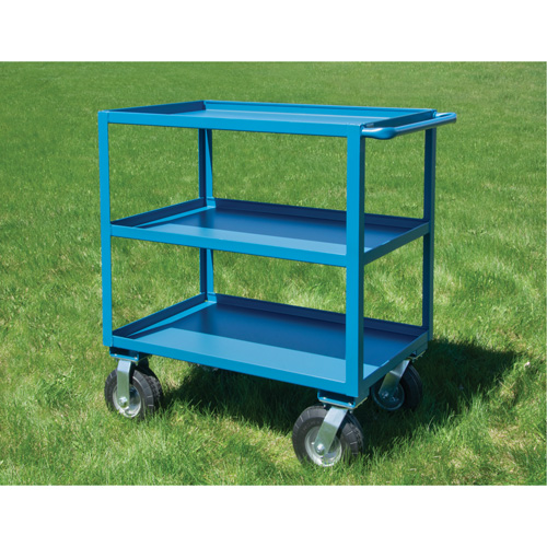  Chariot &agrave; tablettes pour l'ext&eacute;rieur, 2 Tiers, 24" la x 39" h x 39" p, Capacit&eacute; 1200 lb Solutions industrielles ALPHA