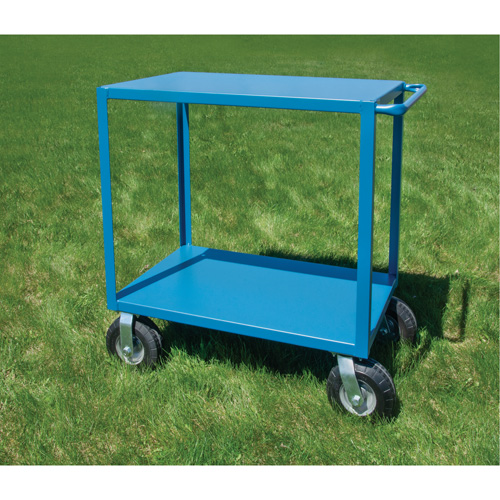  Chariot &agrave; tablettes pour l'ext&eacute;rieur, 2 Tiers, 18" la x 39" h x 33" p, Capacit&eacute; 1200 lb Solutions industrielles ALPHA