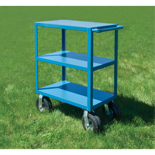  Chariot &agrave; tablettes pour l'ext&eacute;rieur, 3 Tiers, 24" la x 39" h x 39" p, Capacit&eacute; 1200 lb Solutions industrielles ALPHA