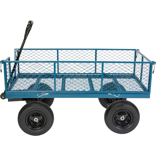 Wagon with Drop Sides, 24" W x 48" L, 800 lbs. Capacity Solutions industrielles ALPHA