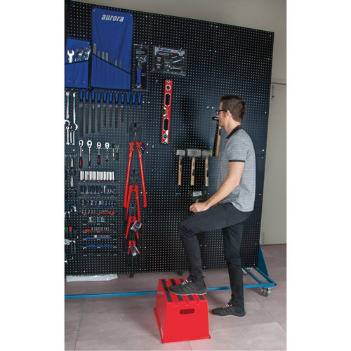 Escabeau industriel, 20-7/8" x 12-3/16" x Hauteur 12" Solutions industrielles ALPHA