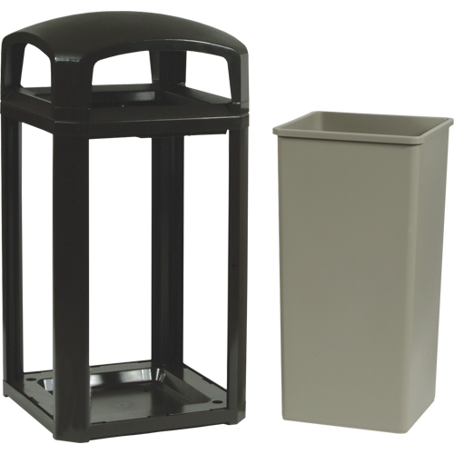 Landmark Series&reg; Classic Container Frame With Rigid Liner, Plastic, 50 US gal. Solutions industrielles ALPHA