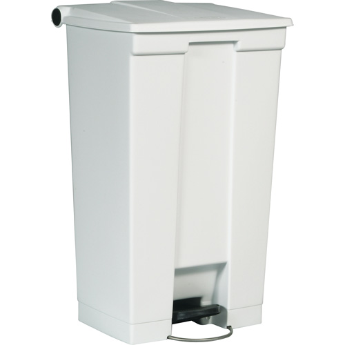 Flat Top Trash Can, Polyethylene, 23 US gal. Capacity Solutions industrielles ALPHA