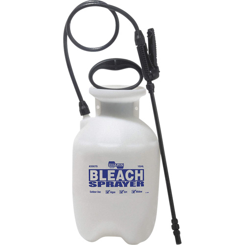 R&eacute;servoir avec pulv&eacute;risateur deau de javel pour d&eacute;sinfecter, 1 gal. (3,8 L), Polypropyl&egrave;ne, Lance de 12" Solutions industrielles ALPHA