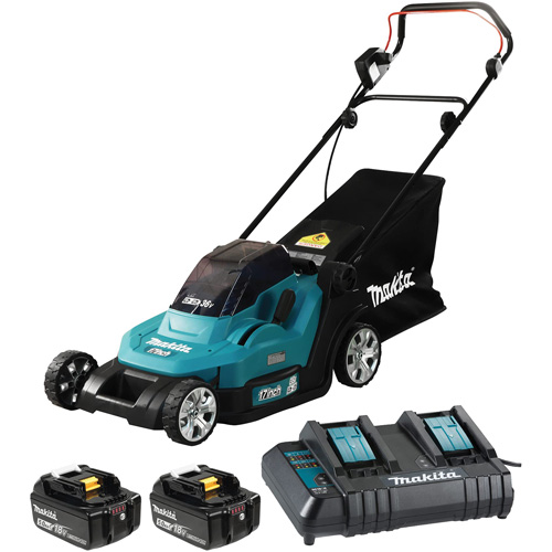 Ensemble de tondeuse LXT 36 V 5,0 Ah, Pouss&eacute;e, &agrave; pile, Largeur de coupe 17" Solutions industrielles ALPHA