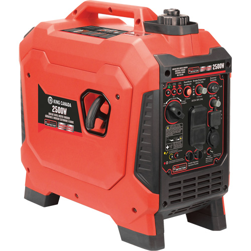 G&eacute;n&eacute;ratrice &agrave; onduleur, Surtension 2500 W, Nominale 1800 W, R&eacute;servoir 4,2 L Solutions industrielles ALPHA