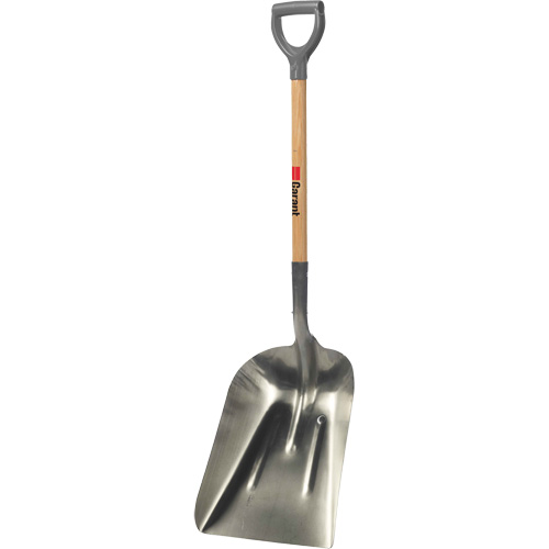 Grain Scoop #8, Wood, Aluminum Blade, D-Grip Handle Solutions industrielles ALPHA