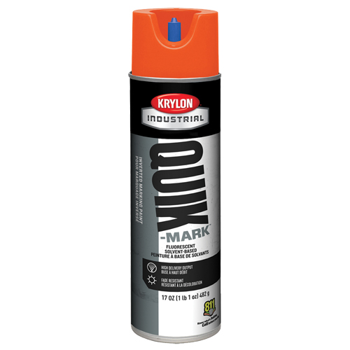 Peinture de marquage industrielle invers&eacute;e &agrave; base de solvant Quik-Mark, 17 oz, Canette a&eacute;rosol Solutions industrielles ALPHA