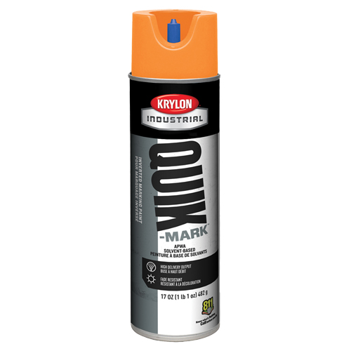 Industrial Quik-Mark Solvent-Based Inverted Marking Paint, 17 oz., Aerosol Can Solutions industrielles ALPHA