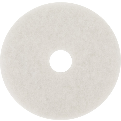 Floor Pad, 18", Polish, White Solutions industrielles ALPHA