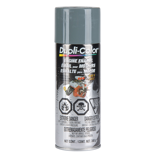 Peinture &agrave; &eacute;mail avec c&eacute;ramique pour moteur, Nouveau Gris Ford, Brillant, 12 oz, Canette a&eacute;rosol Solutions industrielles ALPHA