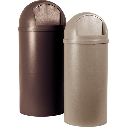 Contenants Marshal classiques, Poly&eacute;thyl&egrave;ne, 25 gal. US Solutions industrielles ALPHA