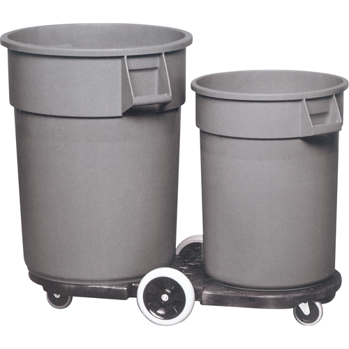 Socle roulant Tandem Brute, Noir Solutions industrielles ALPHA
