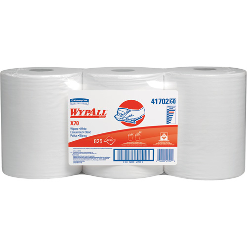 Chiffons industriels de qualit&eacute; sup&eacute;rieure X70 WypAll, Robuste, 13-2/5' lo x 9-4/5" la Solutions industrielles ALPHA