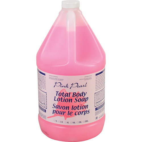 Pink Pearl Total Body Lotion Soap, Liquid, 4 L, Scented Solutions industrielles ALPHA