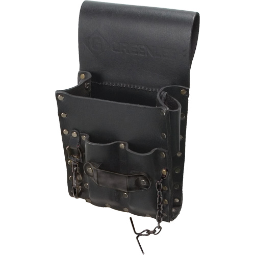 Tool Belt Pouch, Multiple Tool Holder, Leather, 5 Pockets Solutions industrielles ALPHA