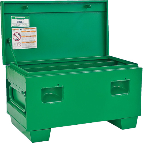 Chest Box, 36" W x 19" D x 17" H, Green Solutions industrielles ALPHA