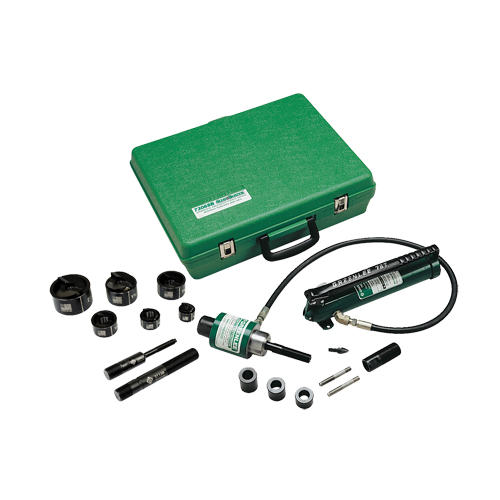 Ensemble de poinçonnage avec pompe manuelle et poinçons Slug-Buster Solutions industrielles ALPHA