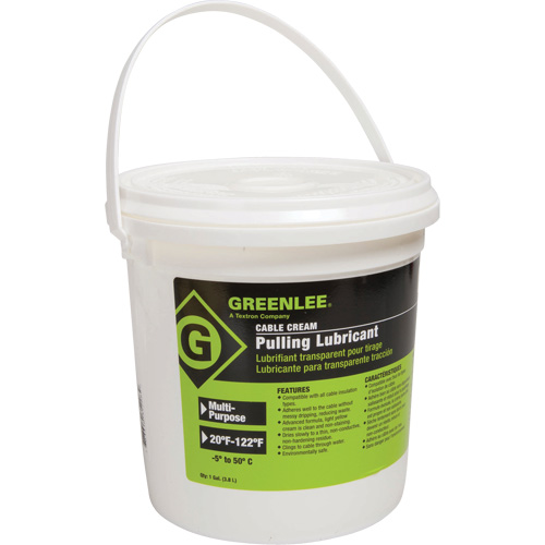 Cable Cream Pulling Lubricant, Bucket Solutions industrielles ALPHA