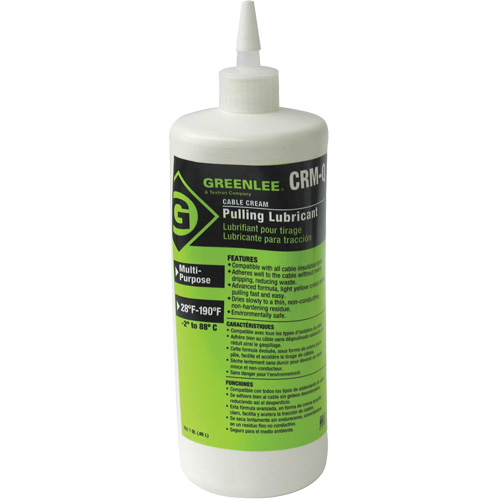Cable Cream Pulling Lubricant, Squeeze Bottle Solutions industrielles ALPHA