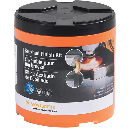 Trousse de finition bross&eacute;e pour surfaces planes Solutions industrielles ALPHA