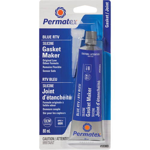 RTV Gasket Maker, Tube, Blue Solutions industrielles ALPHA