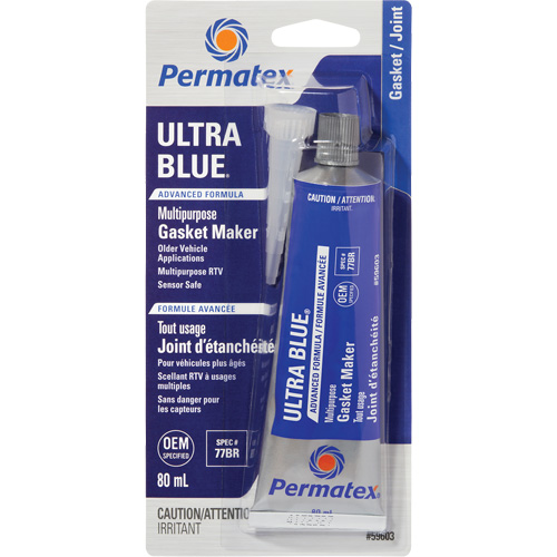 Ultra Blue&reg; Gasket Maker, 80 ml, Tube, Blue Solutions industrielles ALPHA