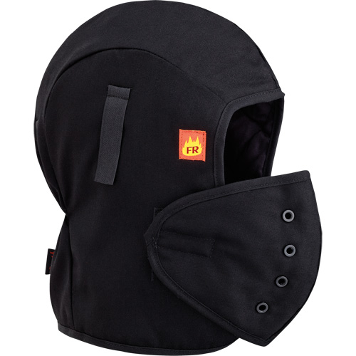 566A Doublure matelass&eacute;e FR pour casque, Noir, Coton Solutions industrielles ALPHA