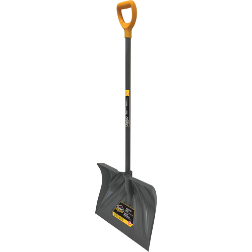 Pelle &agrave; neige Pro, Lame Polypropyl&egrave;ne, Largueur 13-1/2", Manche Prise en D Solutions industrielles ALPHA