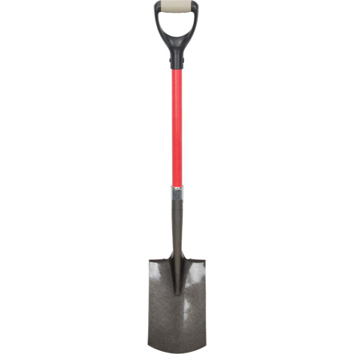 Heavy-Duty Shovels, Fibreglass, Carbon Steel Blade, D-Grip Handle, 30-1/2" Long Solutions industrielles ALPHA
