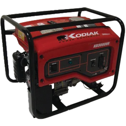 G&eacute;n&eacute;ratrice portative Kodiak KD3000VR, 2400 W nominale, 120 V, R&eacute;servoir de 16 L Solutions industrielles ALPHA