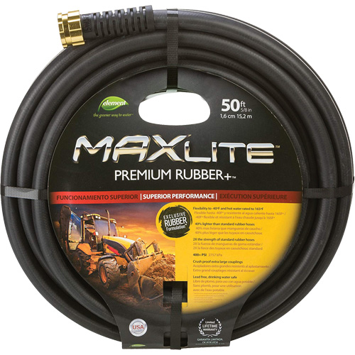 Commercial Duty Hoses, Rubber, 5/8" dia. x 50' Solutions industrielles ALPHA