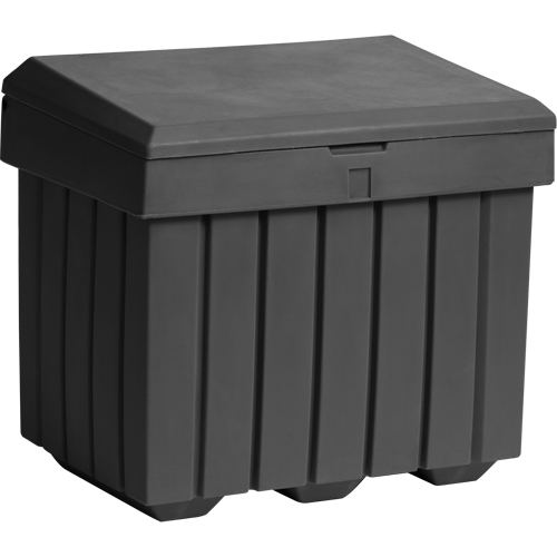Conteneur d'entreposage &eacute;conomique pour sel/sable, 32" x 23" x 27-1/2", 10 pi³, Gris Solutions industrielles ALPHA