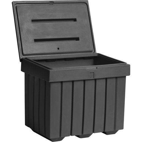 Conteneur d'entreposage &eacute;conomique pour sel/sable, 32" x 23" x 27-1/2", 10 pi³, Gris Solutions industrielles ALPHA
