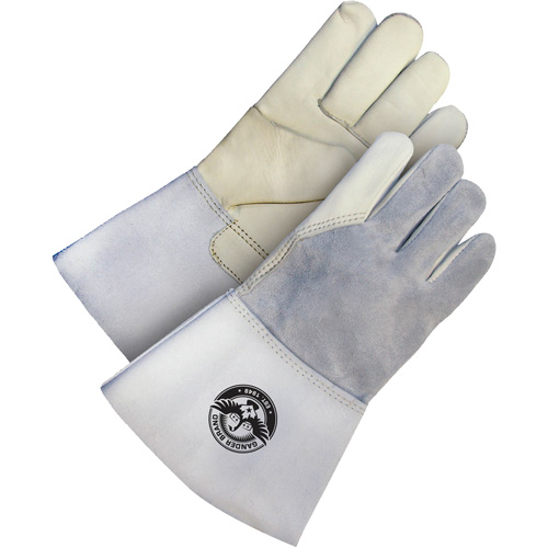 Gander Brand Utility Grain Leather Welder Gloves, Grain Cowhide, Size Large Solutions industrielles ALPHA