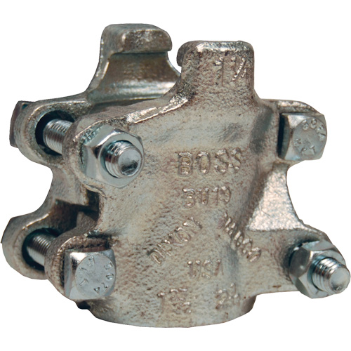 Boss Clamp 4 Bolt Type with 2 Gripping Fingers Solutions industrielles ALPHA