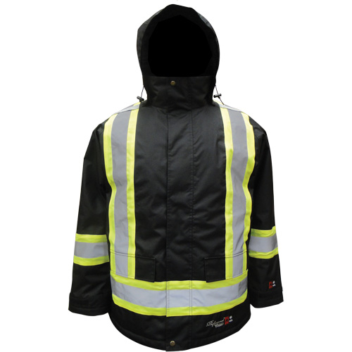 Parka isol&eacute; Journeyman, 3T-Grand, Noir Solutions industrielles ALPHA
