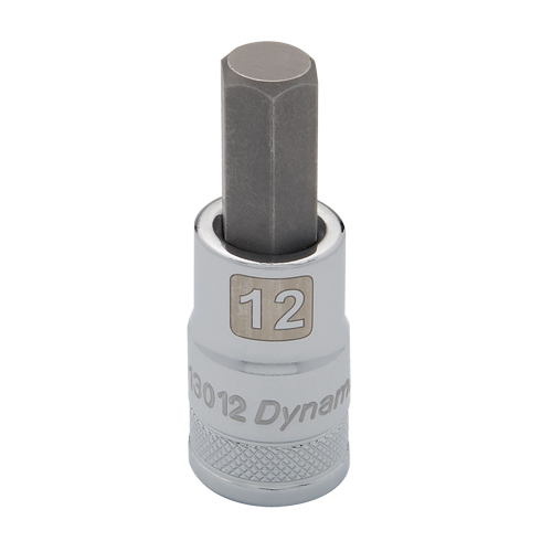 Metric Standard Bit Socket, 12 mm x 2.44" L, 1/2" Drive Solutions industrielles ALPHA