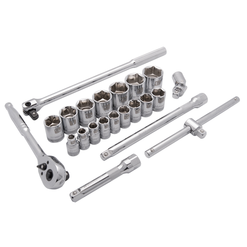 Jeu de douilles SAE, 22 Mcx, Prise de 1/2" Solutions industrielles ALPHA