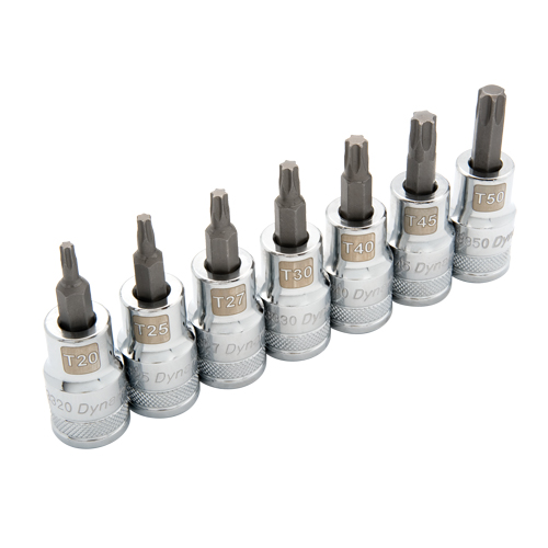 Jeu de douilles standards, Torx, Prise 1/2", 7 mrcx Solutions industrielles ALPHA