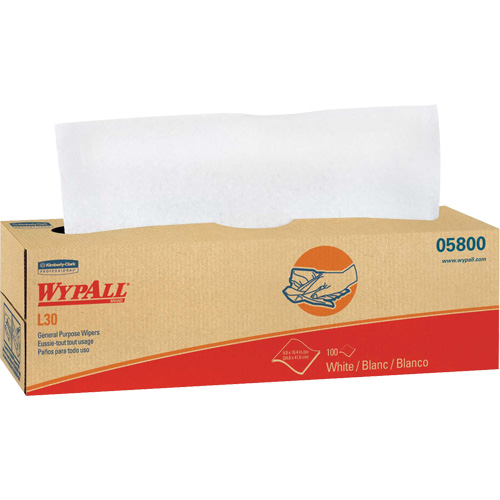 Essuie-tout &agrave; usage g&eacute;n&eacute;ral L30 WypAll, Tout usage, 16-2/5" lo x 9-4/5" la Solutions industrielles ALPHA
