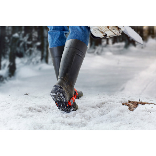 Mid-Sole Ice Cleats, Tungsten Carbide, Stud Traction, One Size Solutions industrielles ALPHA