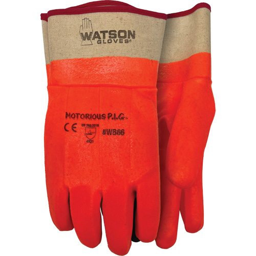 Gants Notorious P.I.G., Taille unique, R&ecirc;vetement Nitrile/PVC, Enveloppe en Jersey Solutions industrielles ALPHA