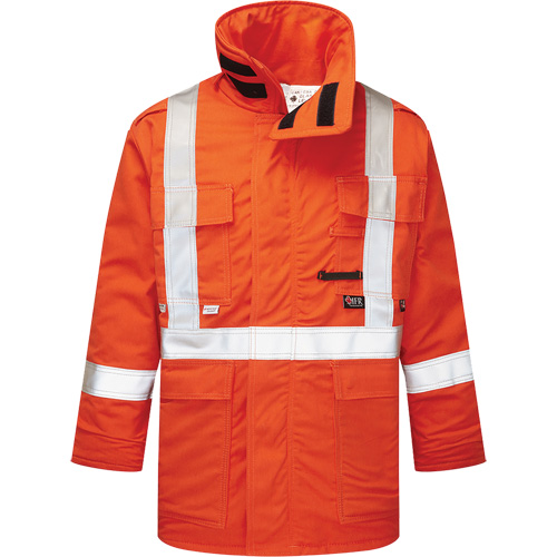 Parka isol&eacute; haute visibilit&eacute; 9 oz UltraSoft, Orange, T-Grand Solutions industrielles ALPHA