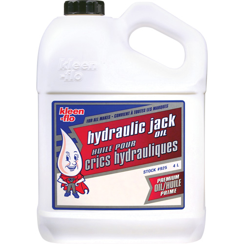 Hydraulic Jack Fluid, 4 L, Jug Solutions industrielles ALPHA