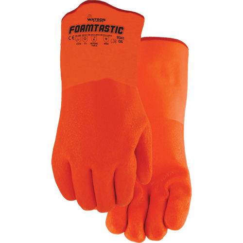 Gants Foamtastic, Taille unique, R&ecirc;vetement PVC, Enveloppe en Mousse Solutions industrielles ALPHA