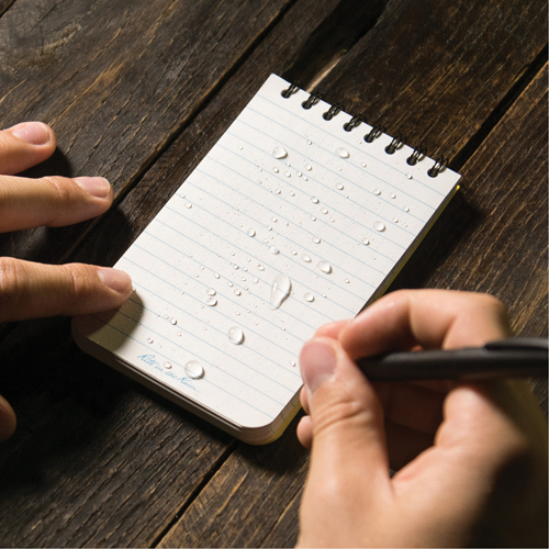 Pocket Top-Spiral Notebook, Soft Cover, Yellow, 100 Pages, 3" W x 5" L Solutions industrielles ALPHA